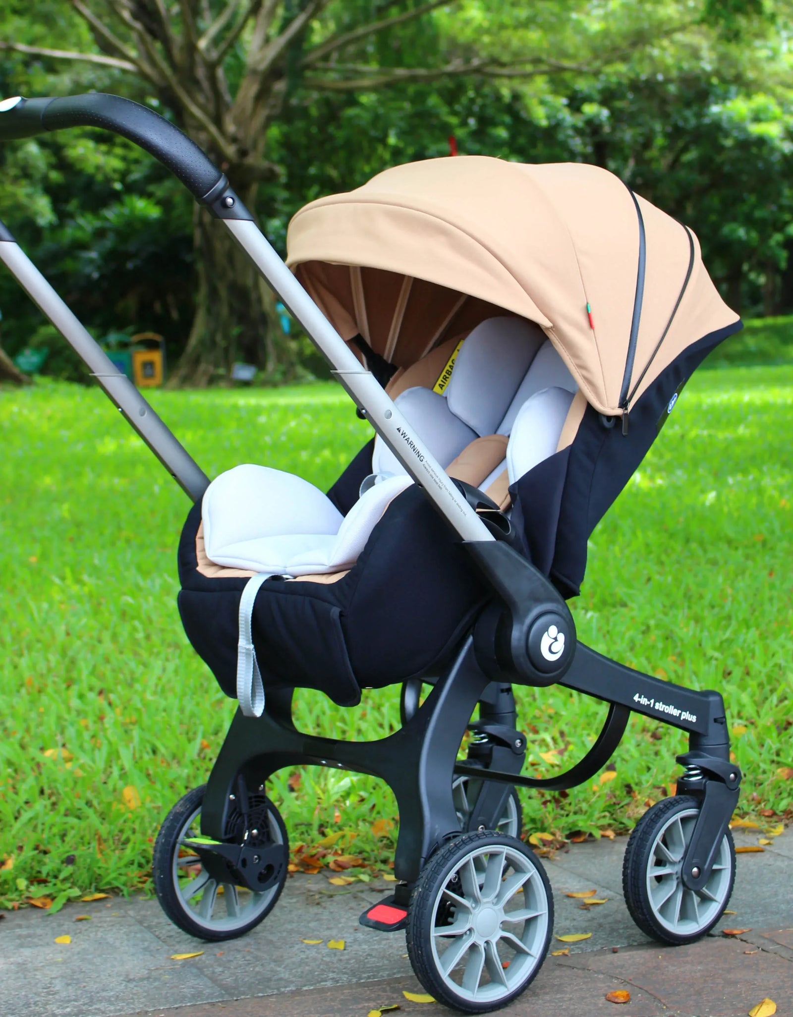 New Baby Stroller 4In1 Multifunctional Newborn Baby Carriage 3In1 Stroller Foldable Basket Type Seat